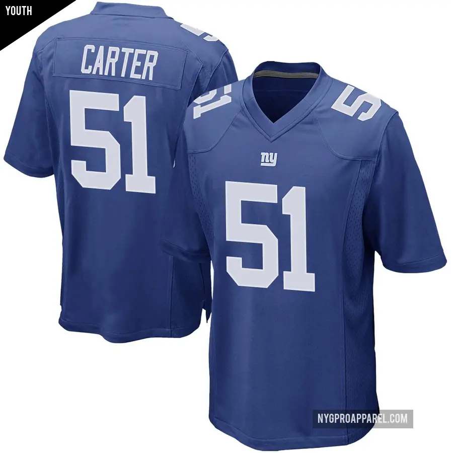 Abdulo Rappare Abdul Carter Jersey, Legend, Game, Limited, Elite Jerseys - Giants Store